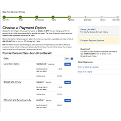 Step 5 - Choose a Payment Option