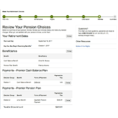 Step 7 - Review Your Pension Choices